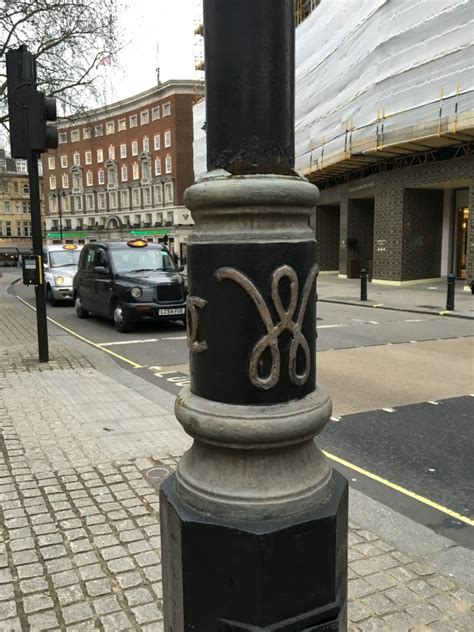 london chanel lamp post